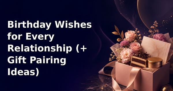 Birthday Wishes for Every Relationship (+ Gift Pairing Ideas)