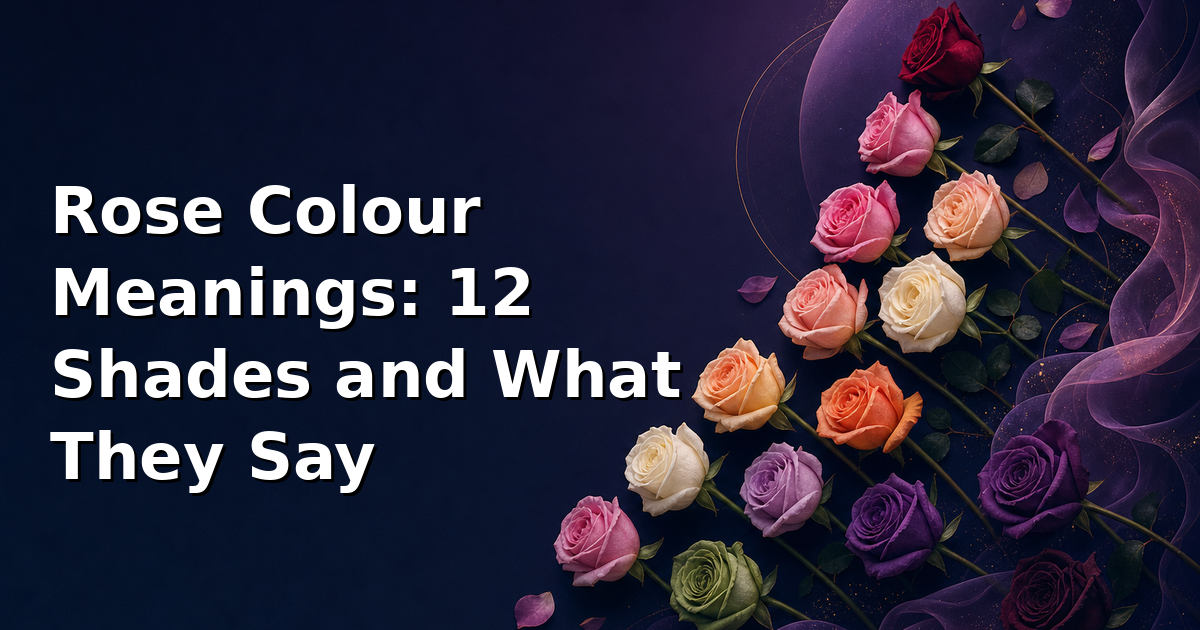 Rose Colour Meanings: 12 Shades and What They Say
