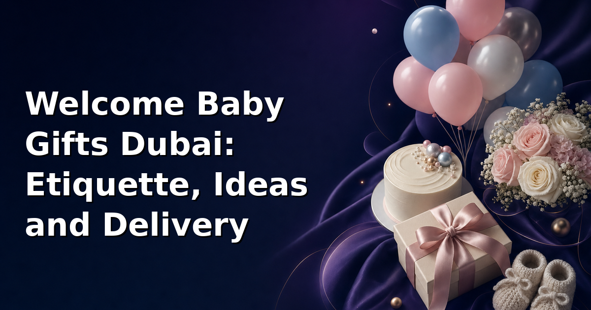 Welcome Baby Gifts Dubai: Etiquette, Ideas and Delivery