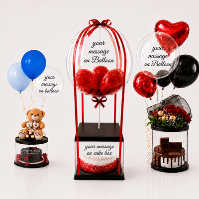 Cake & Balloon
