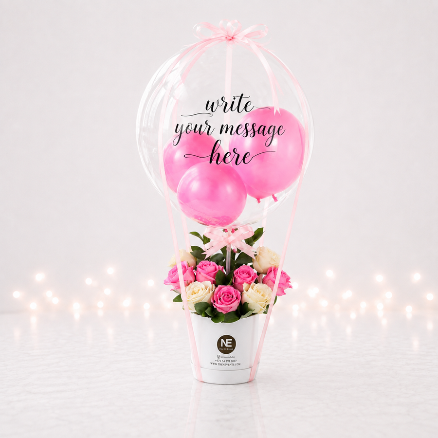 Blush Birthday Balloon Bouquet