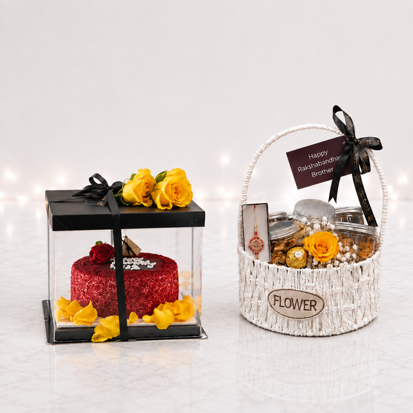 Raksha Bandhan Cake & Dry Fruit Celebration Hamper