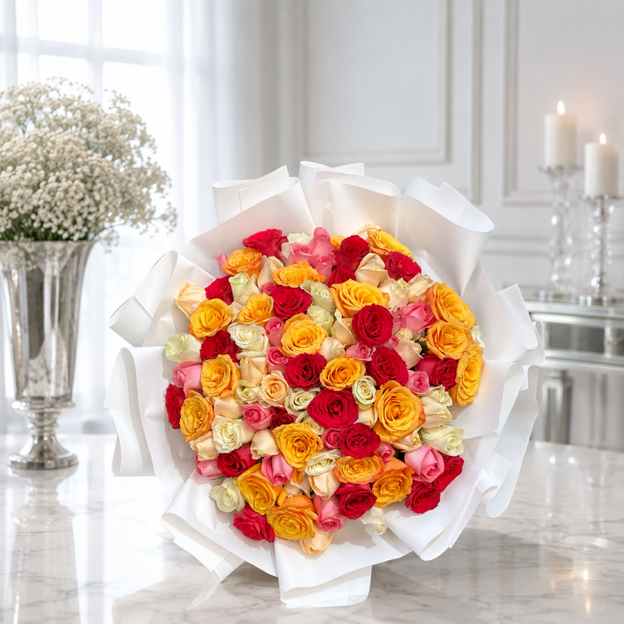 TNE - Brilliant Roses Bouquet