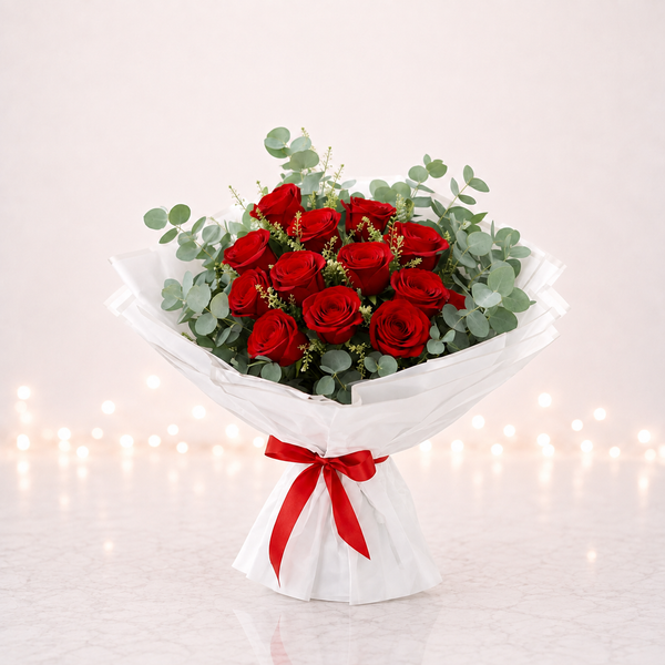 Everlasting Love Red Rose Bouquet