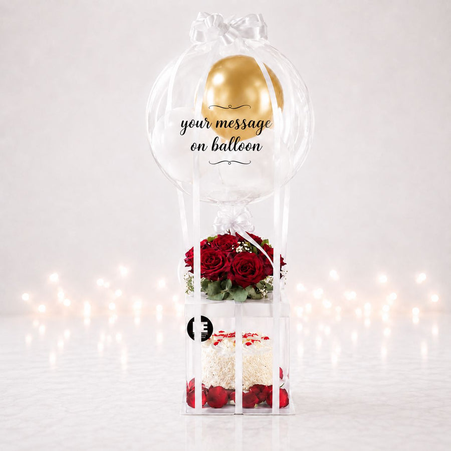 Premium Balloon & Cake Box