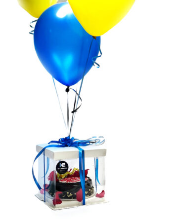 Cake Box with Balloons