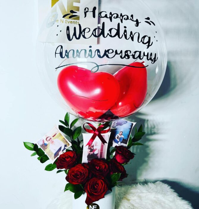 Anniversary Balloon Bouquet Best Online Gift in Dubai