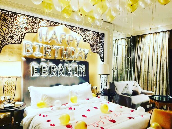 Birthday Surprise Room Setup service Abu Dhabi