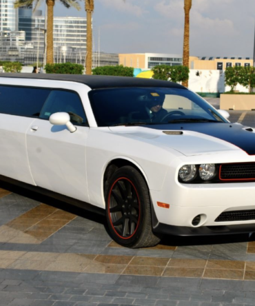 Book Dodge Challenger Stretch Limousine for Events N Parties